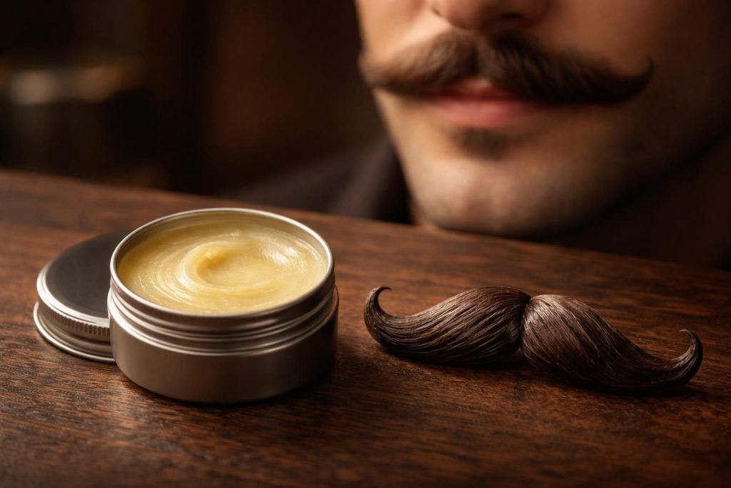 découvrez notre cire à moustache indispensable pour structurer et entretenir parfaitement votre moustache. offrez-lui tenue et style toute la journée.